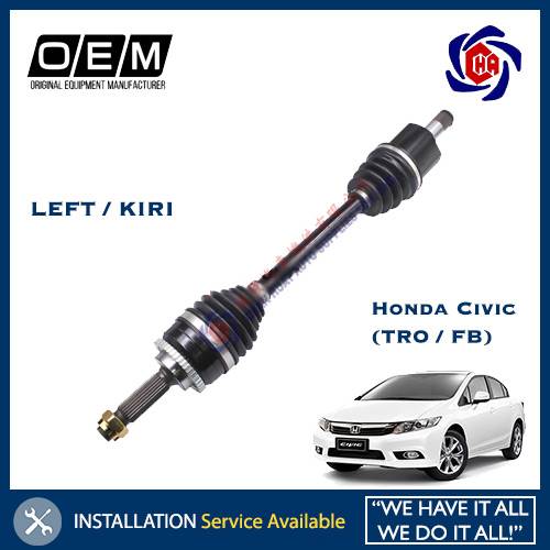 Drive Shaft Driveshaft Assy for Honda Civic TRO FB 1.5 Hybrid 1.8 / 2.0