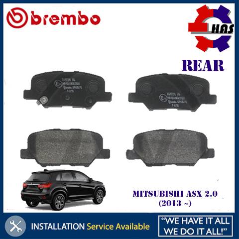 Mitsubishi asx brake pads Clearance