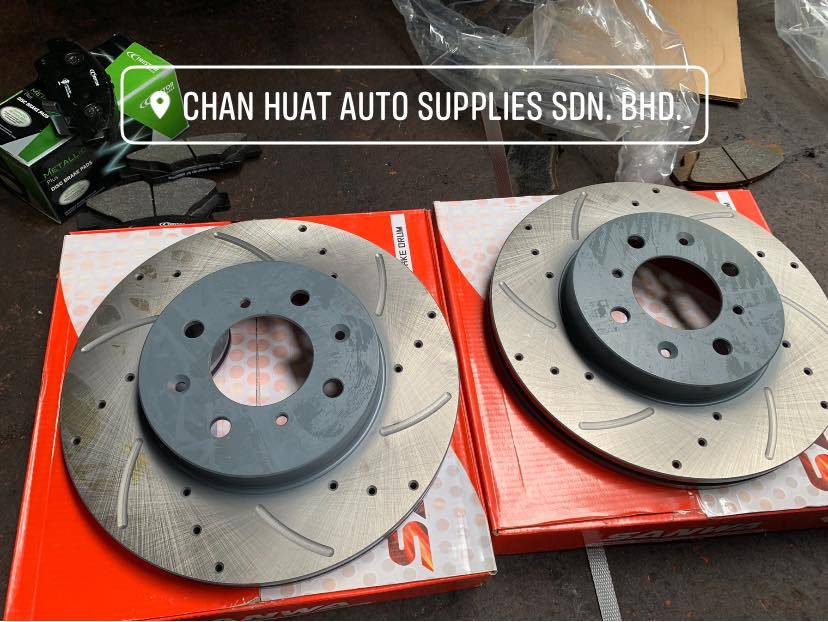 Honda Civic FD Type R SANWA Racing Sport Disc Rotor Drilled and Slotted