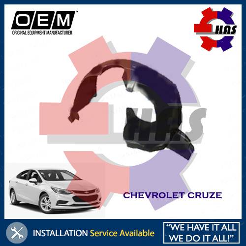 Chevrolet Cruze Front Fender Liner Protector / Daun Pisang DEPAN