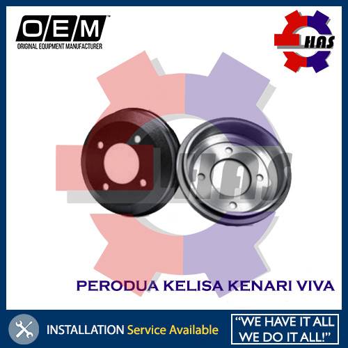 PERODUA KELISA KENARI VIVA REAR BRAKE DRUM (1PCS)