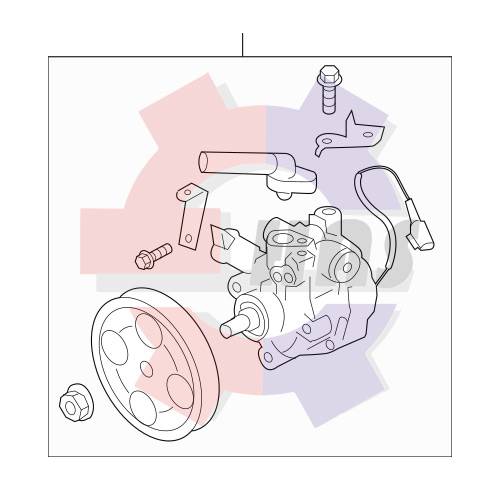 Subaru XV 2013 2015 Power Steering Pump