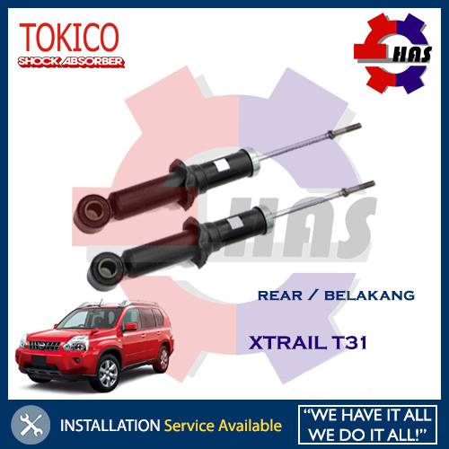 NISSAN XTRAIL T31 XTRAIL TOKICO SHOCK ABSORBER HEAVY DUTY ABSORBERS
