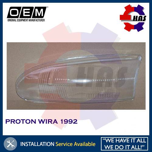 PROTON WIRA 1992 HEADLAMP HEADLIGHTS GLASS LENS