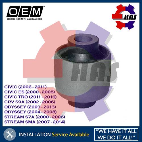 Rear Trailing Arm Bush Small Honda Civic ES S5A FD SNA FD1 FD2 CRV S9A