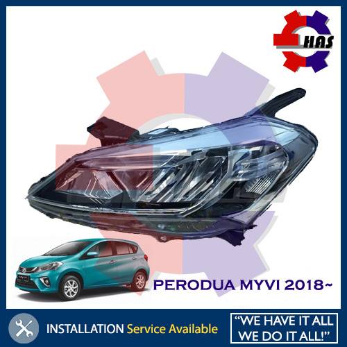PERODUA MYVI 2018 D20N HEAD LAMP HEADLAMP LIGHT LAMPU DEPAN BESAR(1PC)