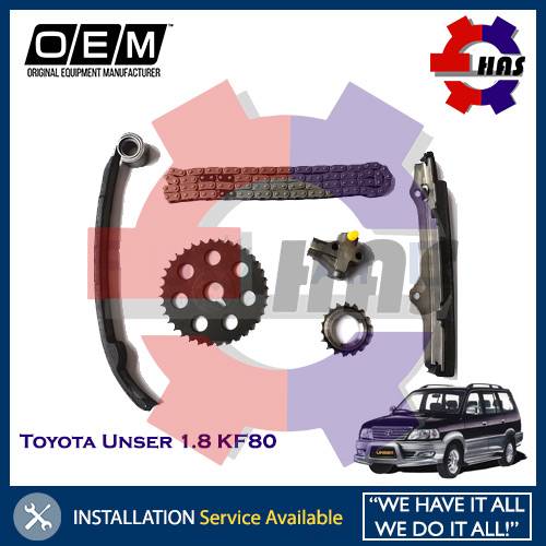 Timing Chain Kit Set Toyota Unser 1.8 KF80 7K 7KE (56S)