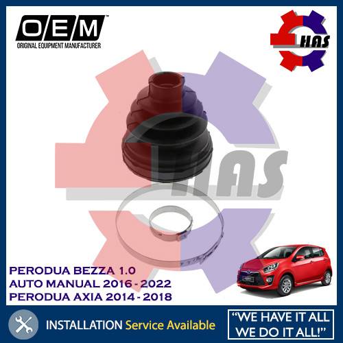 Perodua Axia 1.0 Bezza 1.0 Drive Shaft Driveshaft Cover Boot INNER