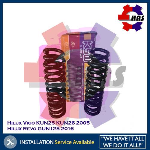 Toyota Hilux Vigo KUN25 KUN26 2005 Hilux Revo GUN125 2016 KSW Lift Up 2"inch Coil Spring