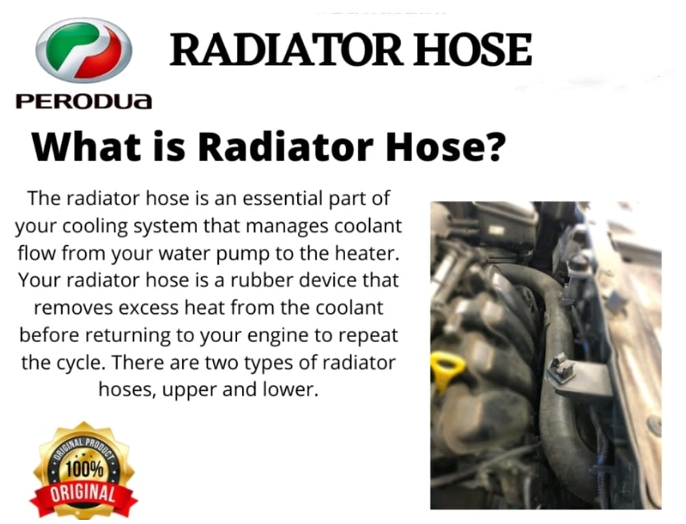 Perodua Myvi 2017 D20N Radiator Hose ( Top / Lower ) Original