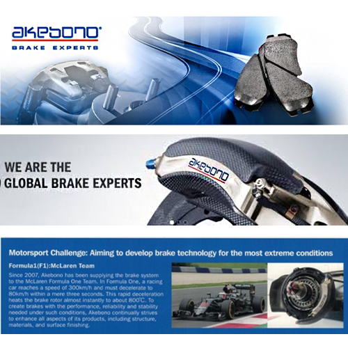 Honda City SEL GD8 / Jazz SAA GD Made in Japan Akebono Front Brake Pad