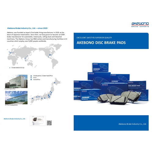 Honda City SEL GD8 / Jazz SAA GD Made in Japan Akebono Front Brake Pad