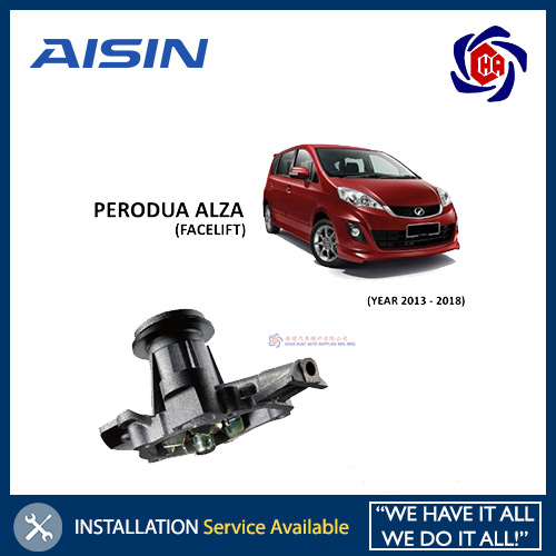 AISIN Water Pump for Perodua Alza Made in Japan