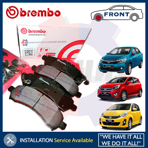 BREMBO Front Disc Brake Pad for Perodua Myvi 2011 Icon / Lagi Best