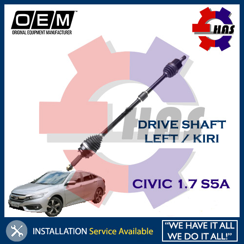 Honda Civic 1.7 S5A Drive shaft Driveshaft LEFT KIRI / RIGHT KANAN