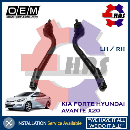 TIE ROD END SETS FOR KIA FORTE HYUNDAI AVANTE X20