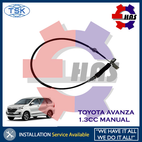 TOYOTA AVANZA 1.3CC MANUAL GEAR LEVER CABLE
