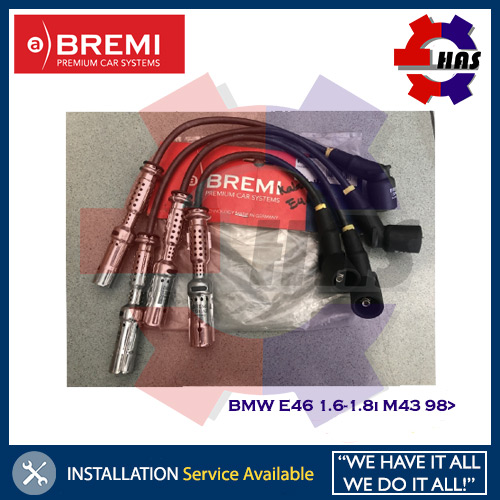 BMW E46 1.61.8i M43 98> Ignition Leads / Wire / Cable BREMI