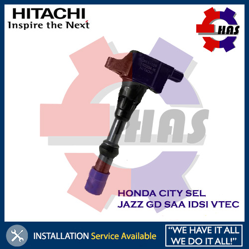 HONDA CITY SEL JAZZ GD SAA IDSI VTEC GENUINE HITACHI JAPAN IGNITION PLUG COIL