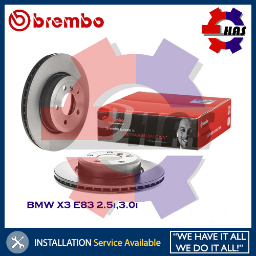 Brembo Front Brake Disc Rotor BMW X3 E83 2.5i,3.0i