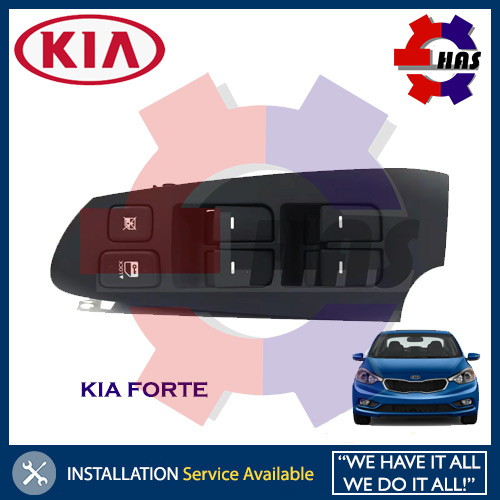 POWER WINDOW SWITCH (DRIVER SIDE/ MAIN SWITCH) KIA FORTE (ORIGINAL