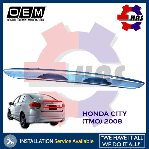 HONDA CITY TMO 2008 TRUNK LID GARNISH CHROME BONNET MOULDING MOLDING