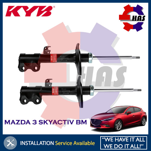 Mazda 3 Skyactiv BM FRONT REAR Absorber KYB Shock Absorbers Depan Belakang