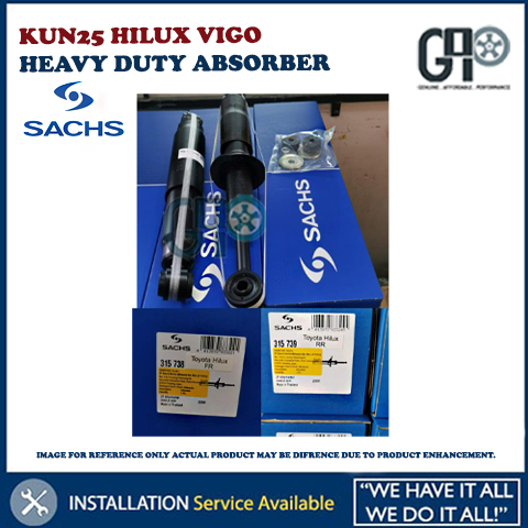 KUN25 HILUX VIGO HEAVY DUTY SACHS ABSORBER MADE IN THAILAND